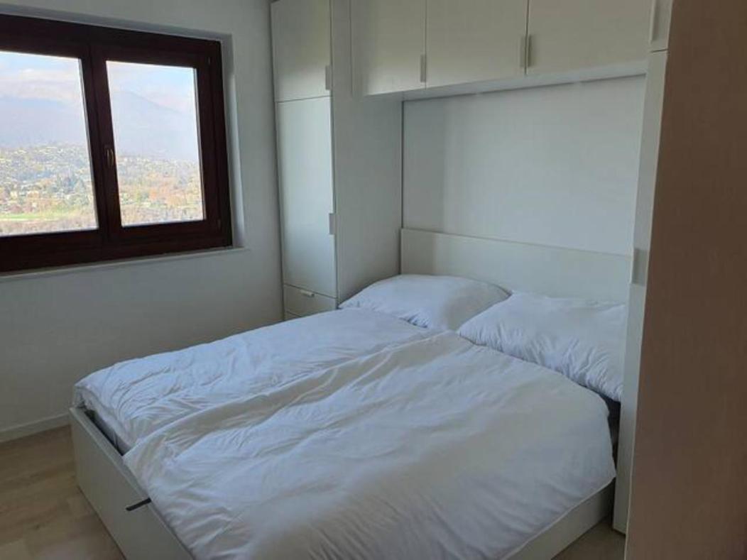 Casetta accogliente con vista sopra Lugano Paradiso Esterno foto